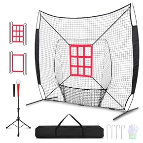 バッティングネット 楽天市場】野球練習ネット 展開サイズ153x153cm 口字型枠 自宅